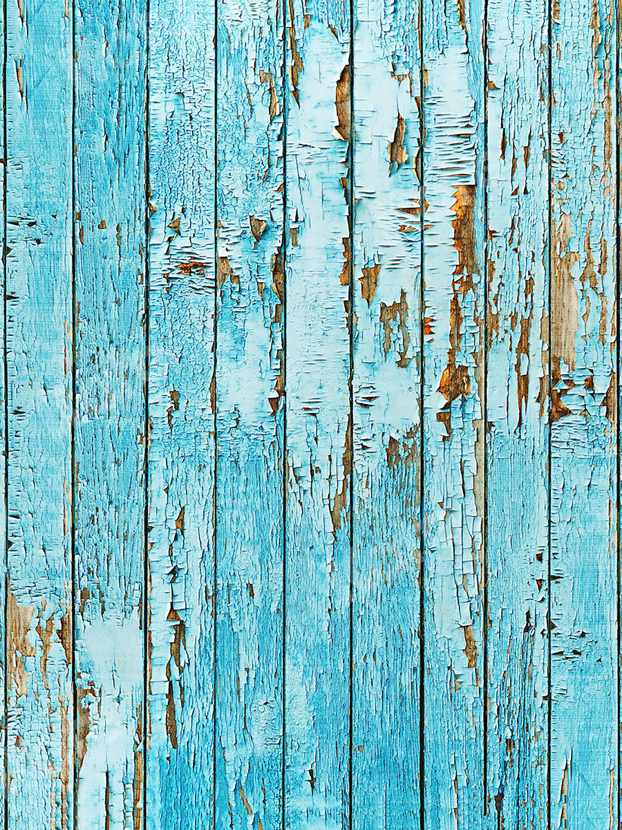 kateレトロな青い木の写真撮影の背景