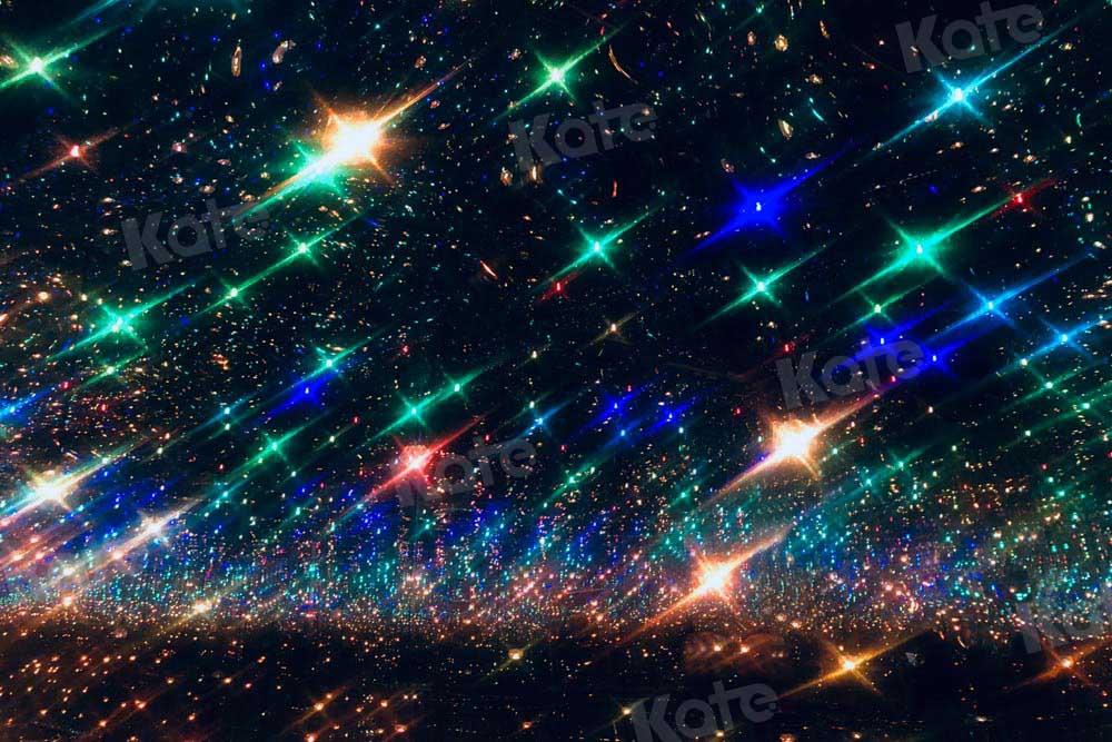 写真撮影のためにカラフルなケイト星空の背景