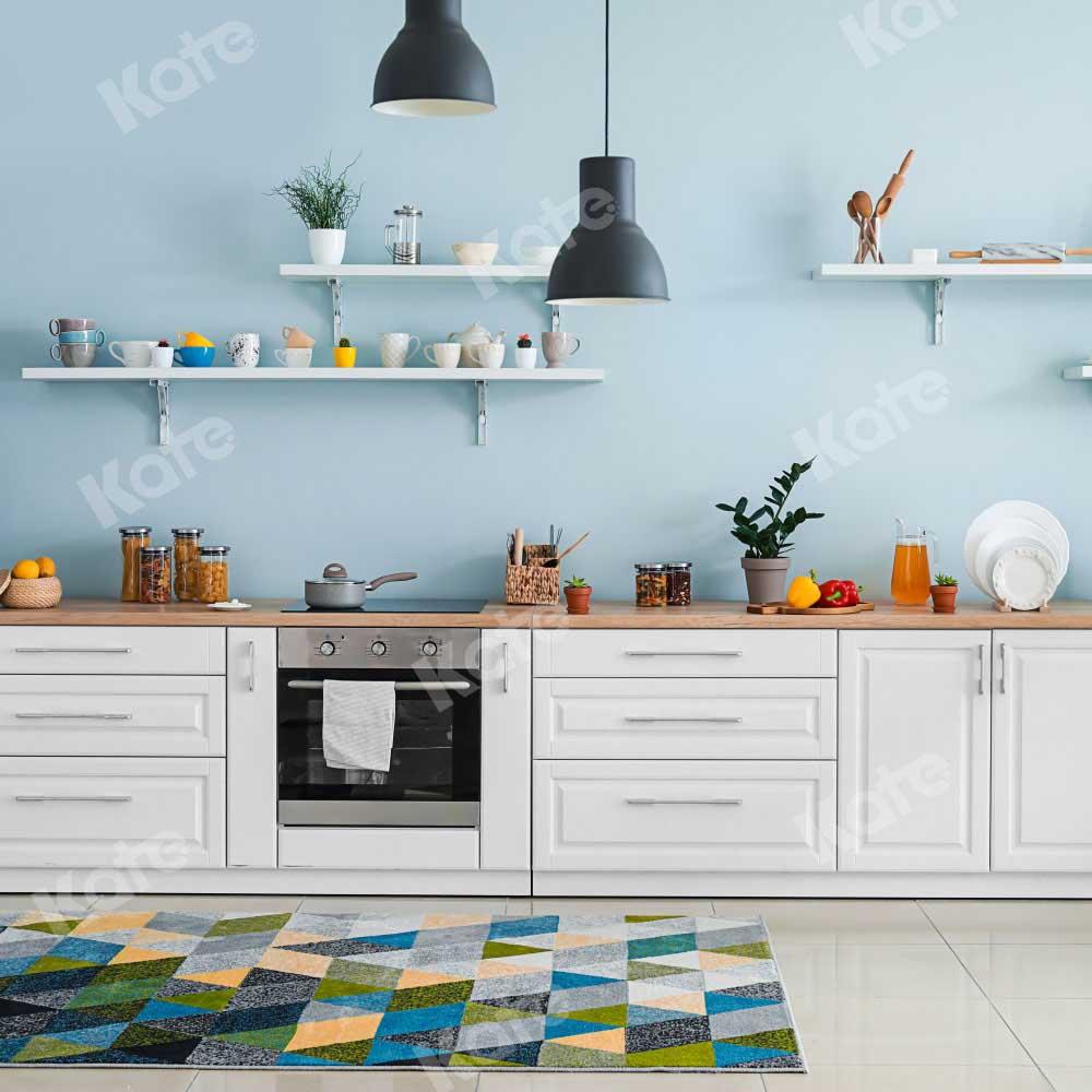 写真撮影のためのkateつのキッチンの背景屋内の家