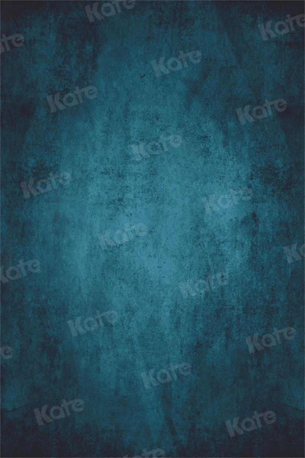 Kate 抽象的な 青 ファインアート 肖像画 背景 写真撮影用