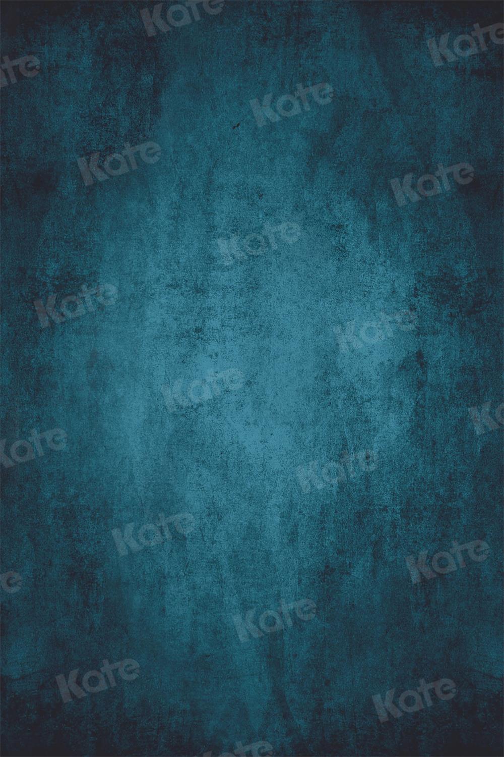 Kate 抽象的な 青 ファインアート 肖像画 背景 写真撮影用