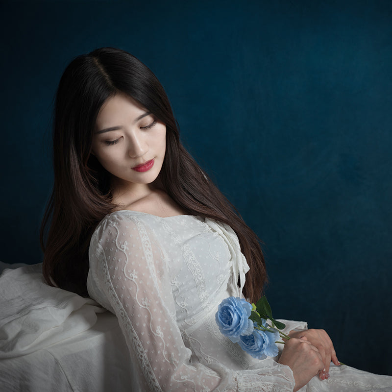 Kate 写真の濃い青の抽象的なテクスチャ背景