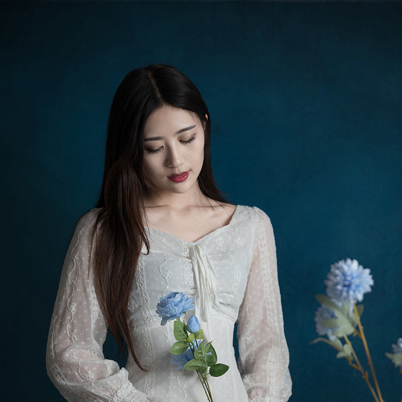 Kate 写真の濃い青の抽象的なテクスチャ背景