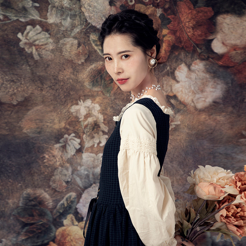 kate油絵の花の背景