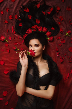 Kate ダークレッドワイン/ファインアートソリッドトーン折りたたみ背景写真5X6.5ft（1.5x2m）