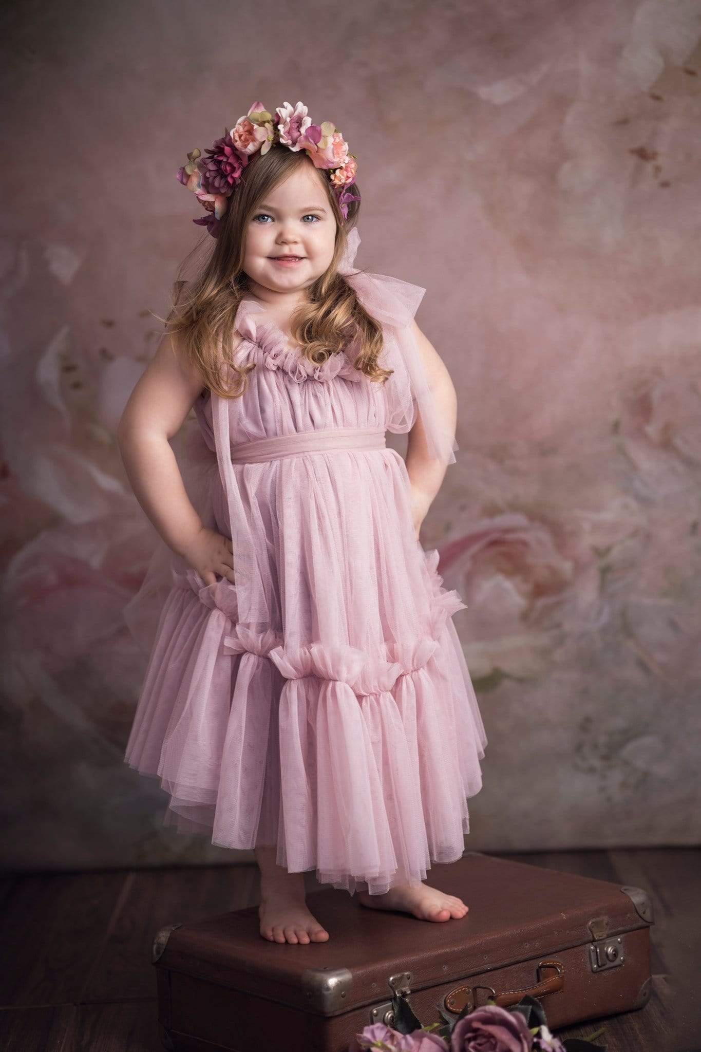 kateファインアートぼやけた花柄ピンクの背景GQ設計