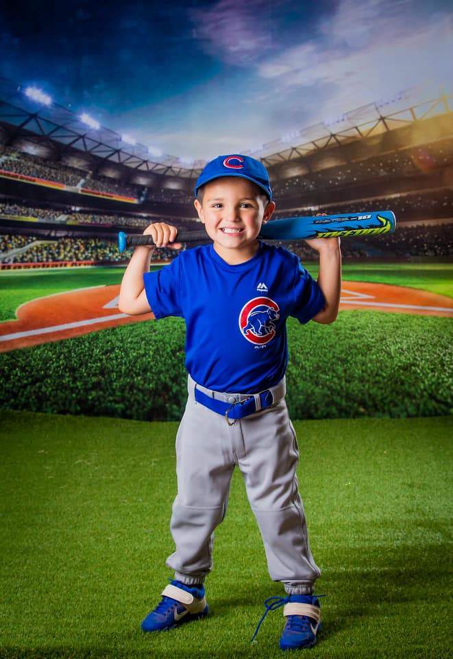 Kate Sports Big Baseball field Playground With Green Grass Backdrop - Katebackdrop