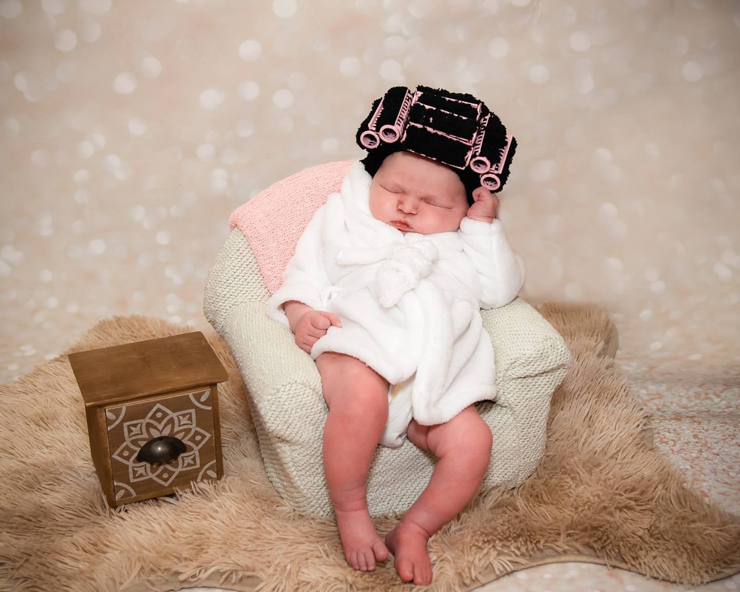 Kate ブラウンピンクの光沢のあるスパンコールボケ背景