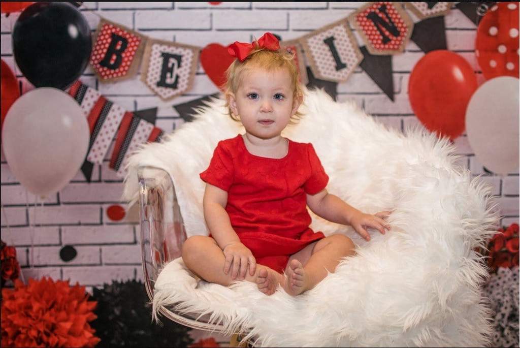 Kate マウスバレンタイン背景黒と赤