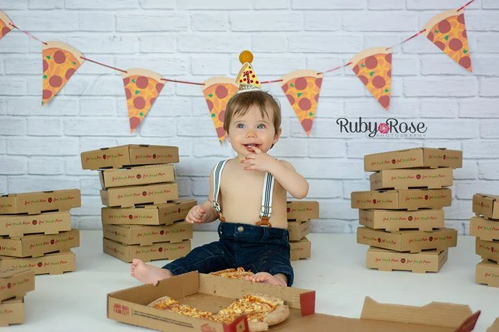 Kate グレーホワイトレンガ壁卒業背景スタジオ