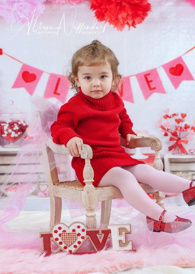 Kate バレンタインスイートショップボックスの背景