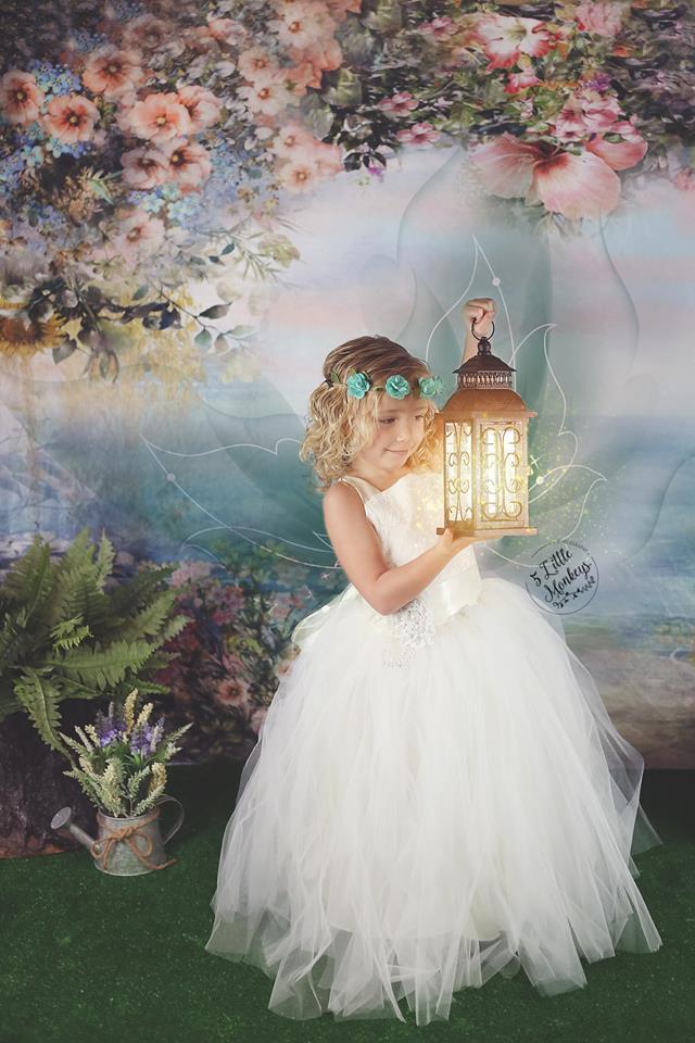 Kate ビンテージ花ボケスモッグ背景 のデザインですJFCC