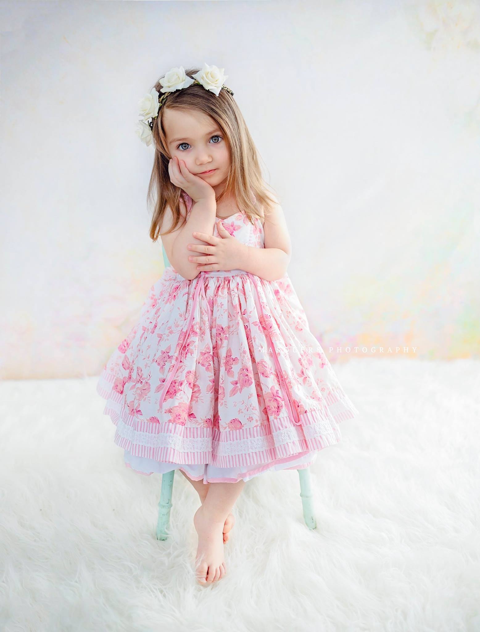 Kate 新生児のためのテクスチャレトロな花の背景