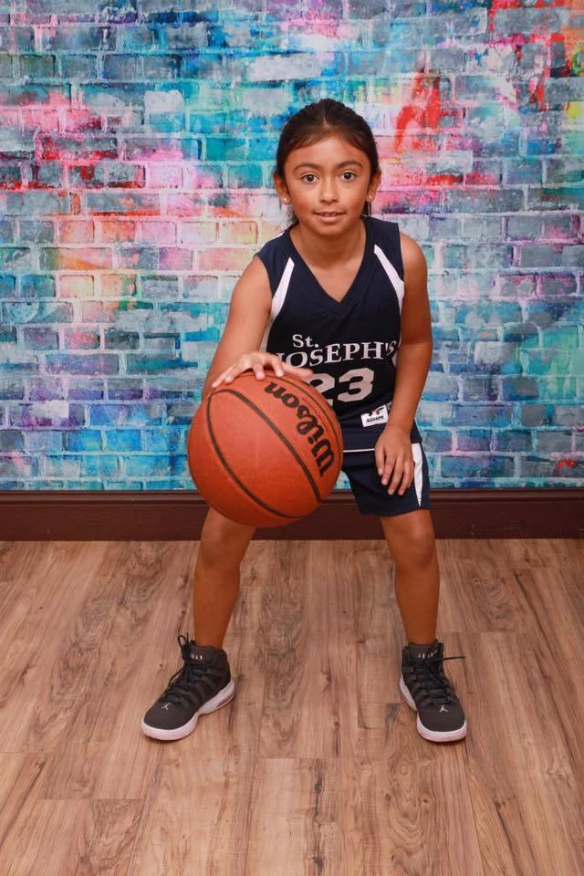 Kate レンガの壁の写真撮影の背景カラフルな絵画落書きの背景