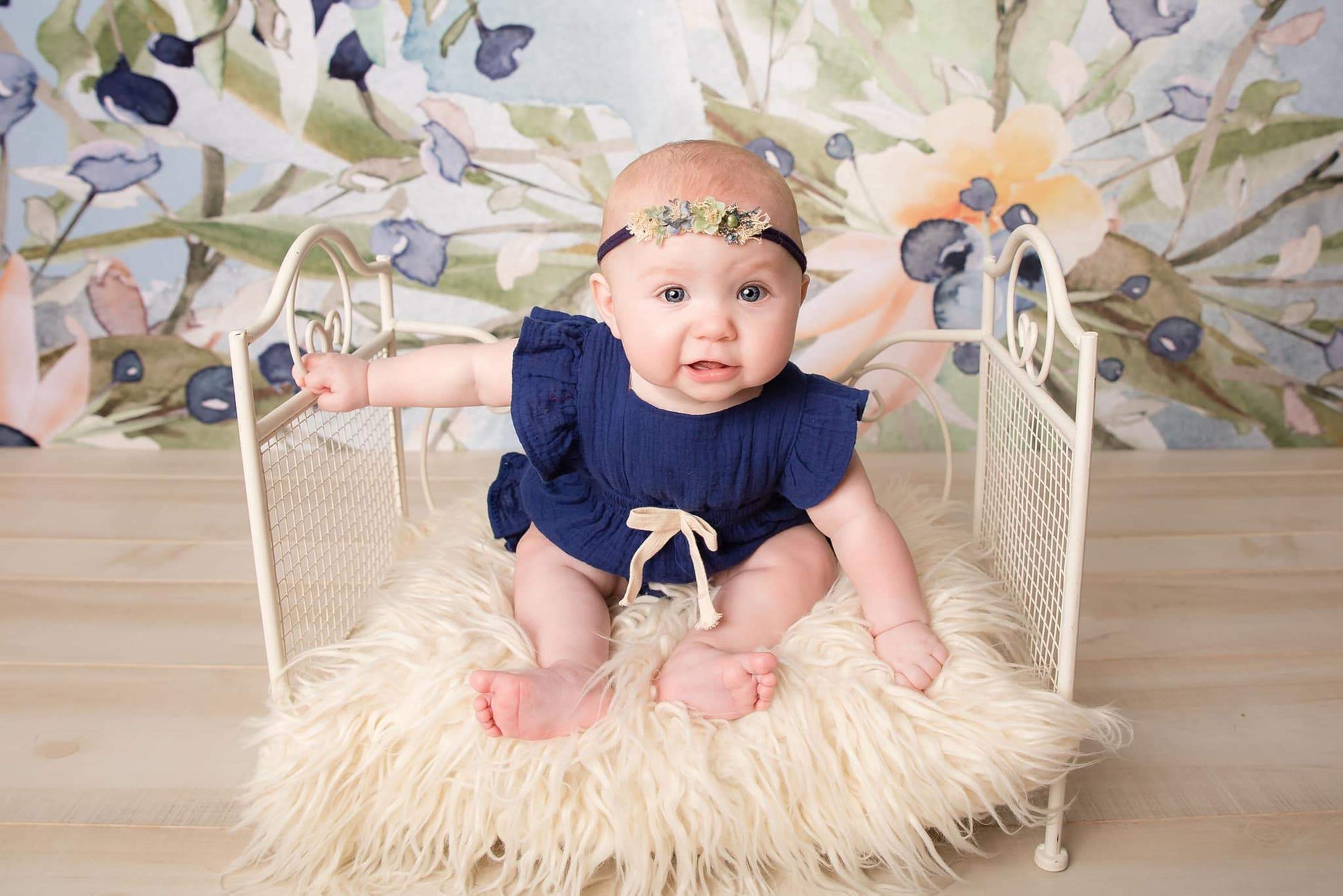 Kate 写真用のレッドベリーの花の背景