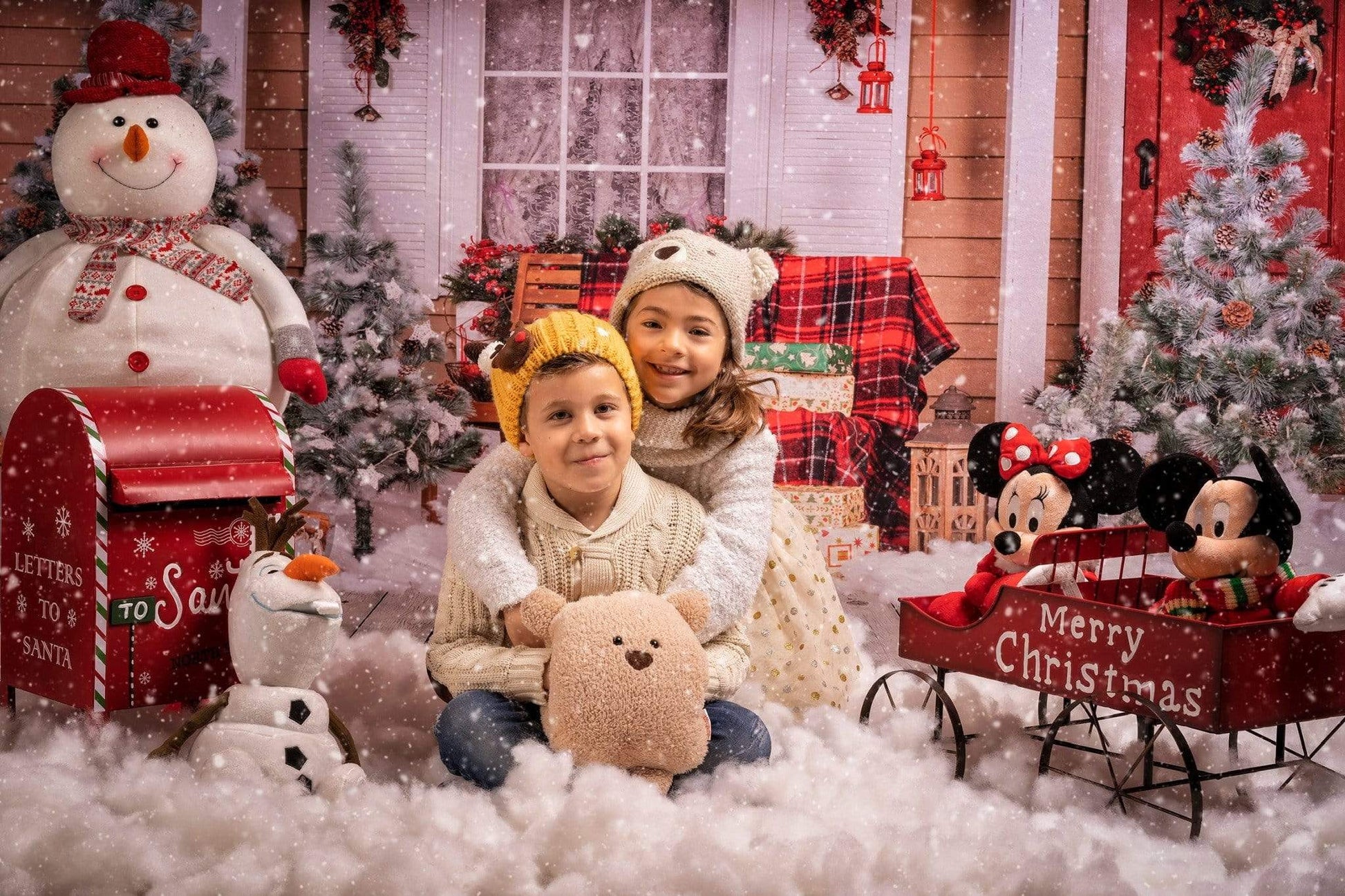 Kate クリスマスツリーギフト屋外背景