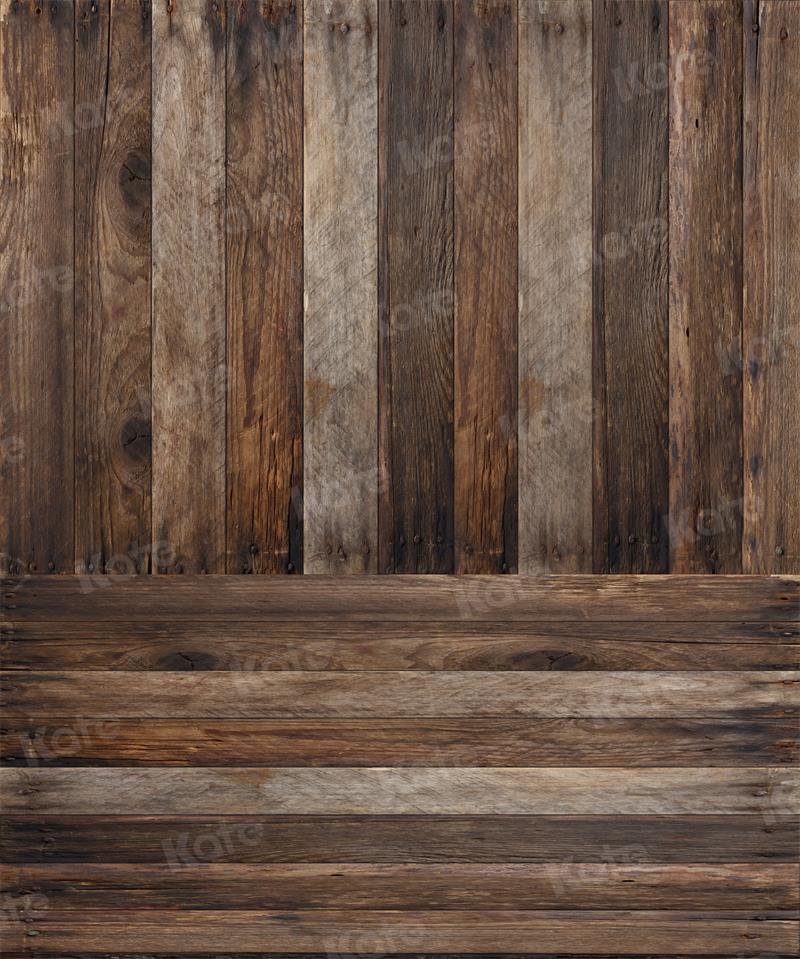 kate暗い板の木の縞模様の背景Chain設計