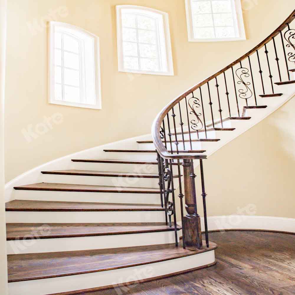 Kate大階段スペース背景木目Kate Image