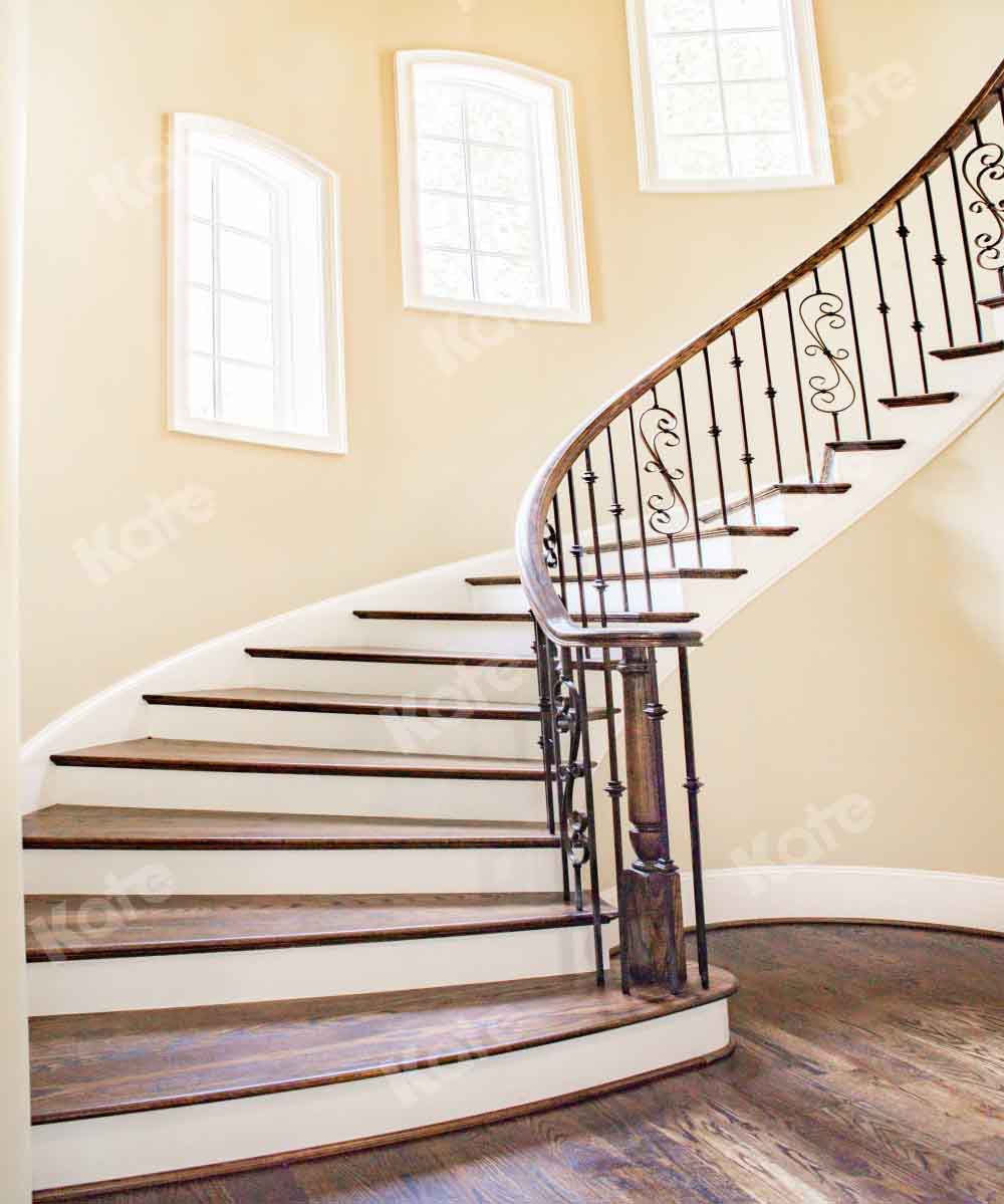 Kate大階段スペース背景木目Kate Image