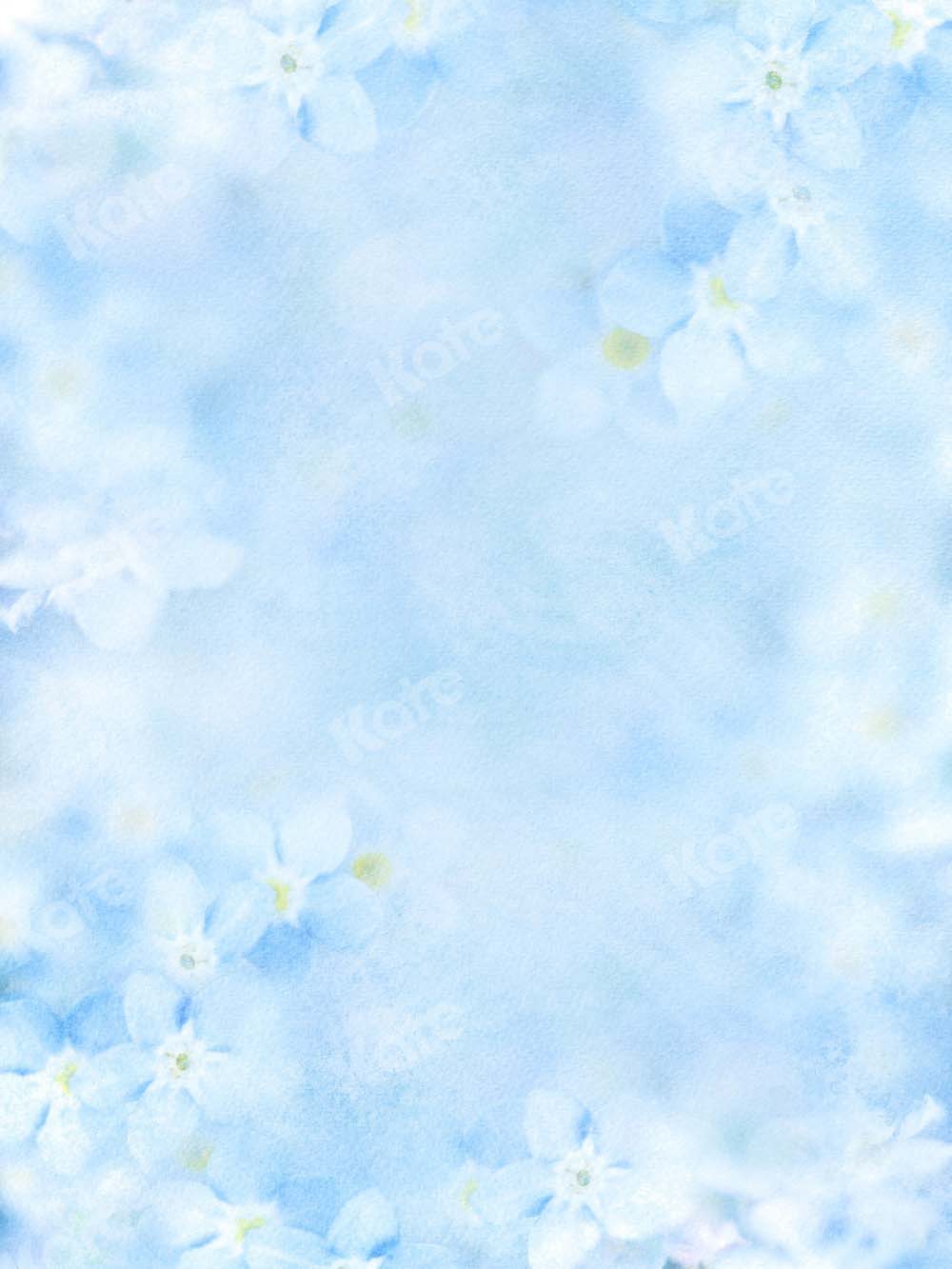 Kate花夏新鮮な青色概要テクスチャの写真Kate Image