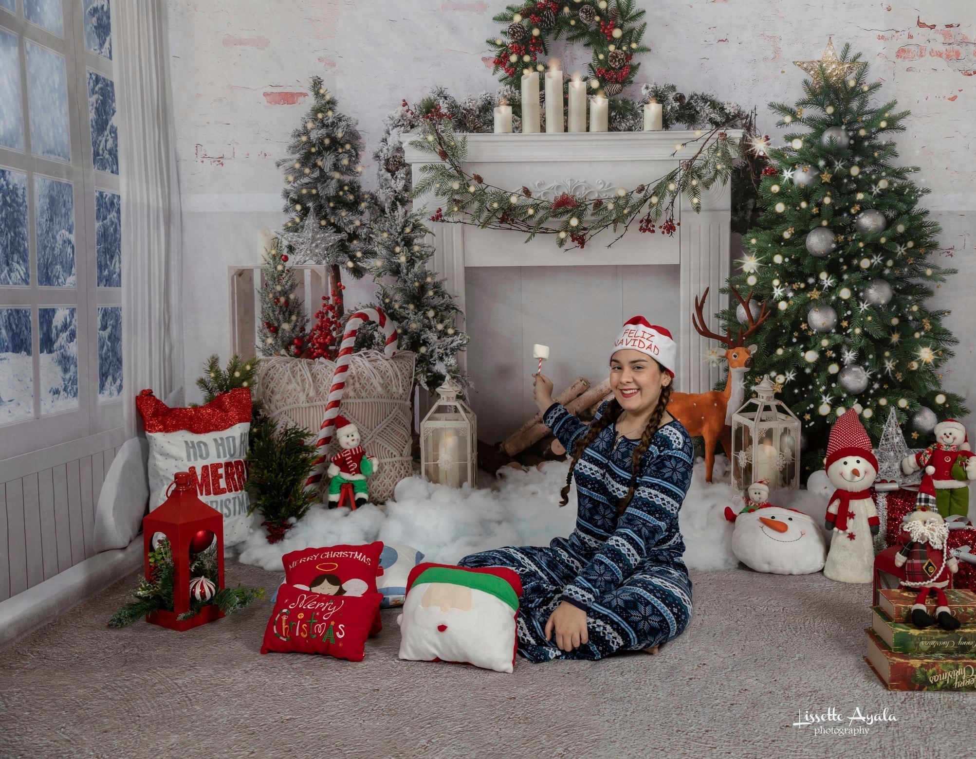 kateクリスマススノールームセット（8ftx8ft＆10ftx8ft＆8ftx10ft）