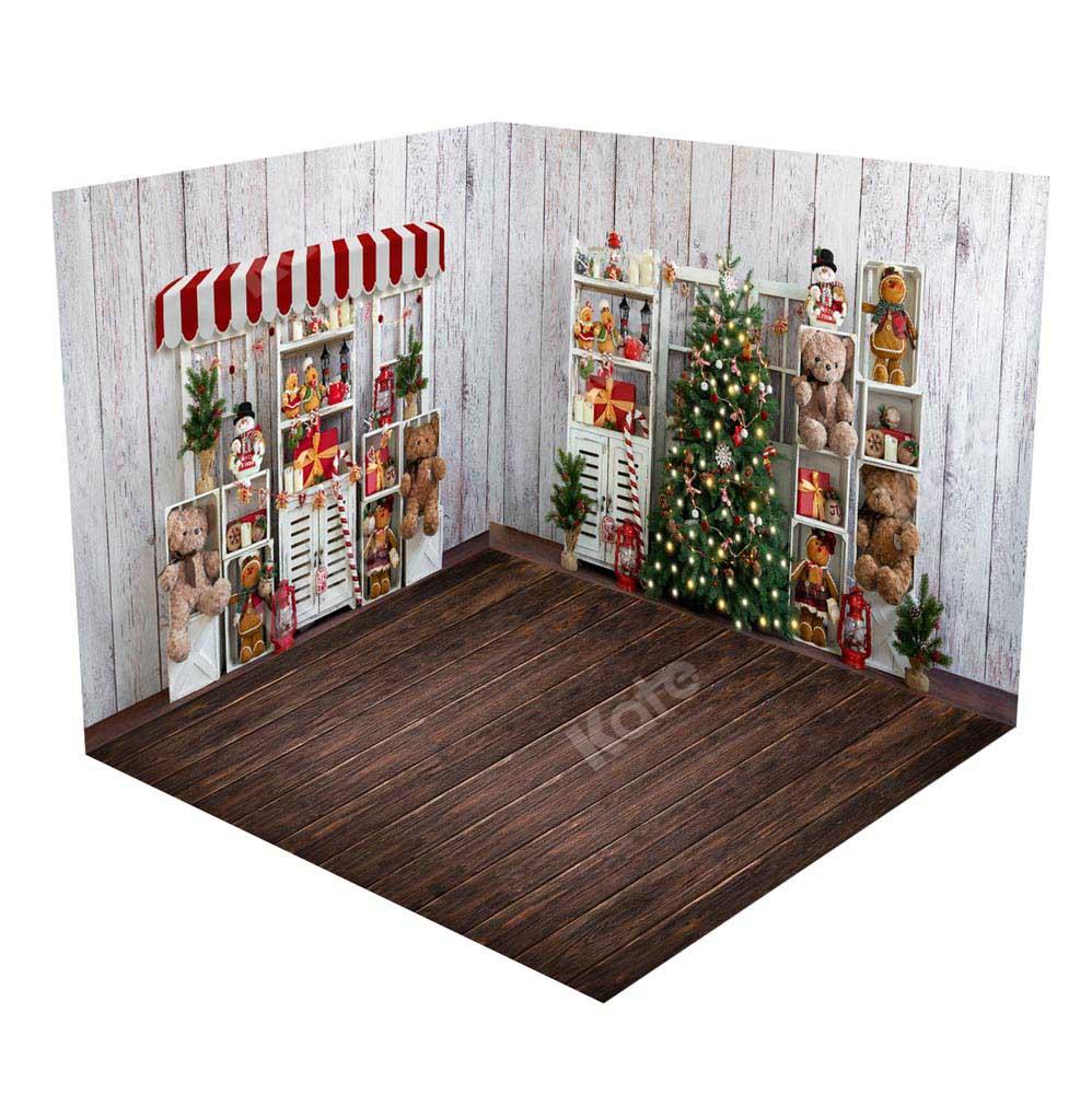 クリスマスシェルフルームセットkate個（8ftx8ft＆10ftx8ft＆8ftx10ft）