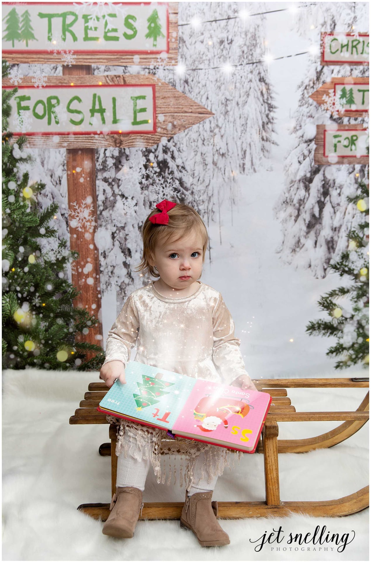 写真撮影のためのkateクリスマスツリー雪の背景冬