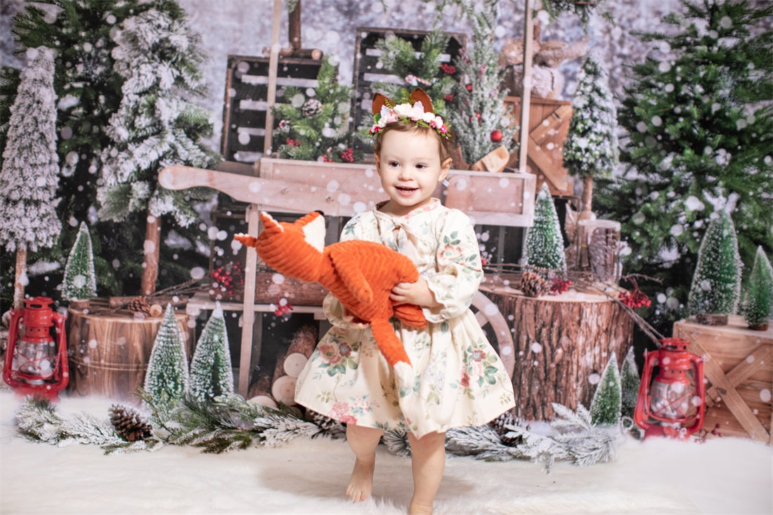 kateクリスマスツリーの背景冬の雪Emetselchによって設計された