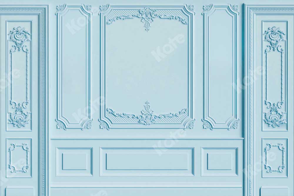 Kate 青い壁、個人的な写真の背景の布で結婚式の写真を撮る