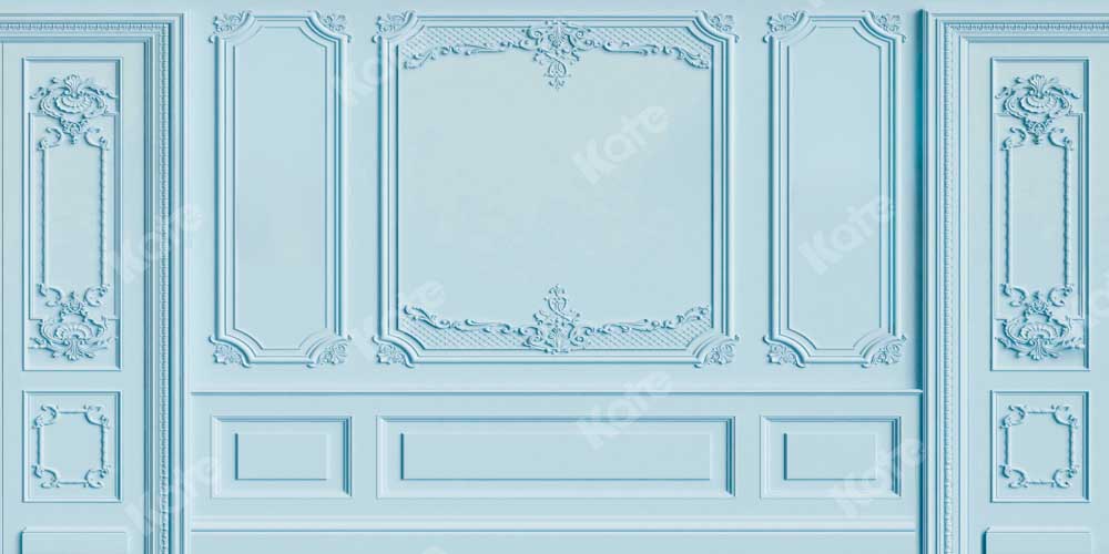 Kate 青い壁、個人的な写真の背景の布で結婚式の写真を撮る