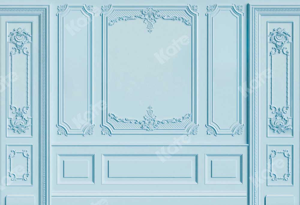 Kate 青い壁、個人的な写真の背景の布で結婚式の写真を撮る