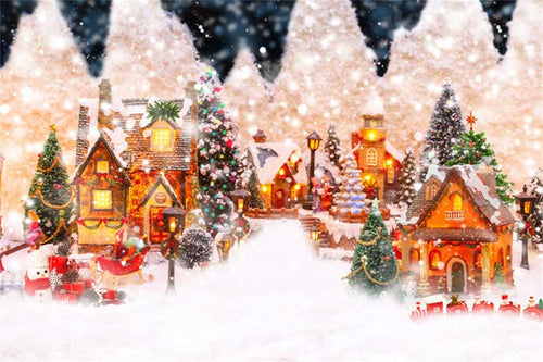 kateクリスマスタウン背景