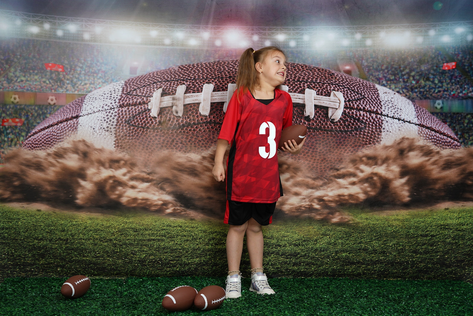 Kate スポーツの背景アメリカンフットボールの試合