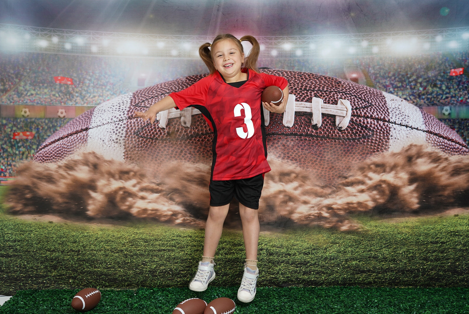 Kate スポーツの背景アメリカンフットボールの試合