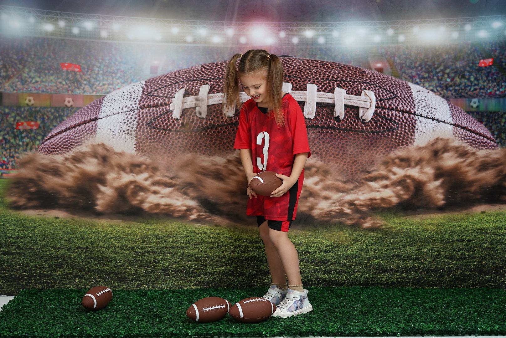 Kate スポーツの背景アメリカンフットボールの試合