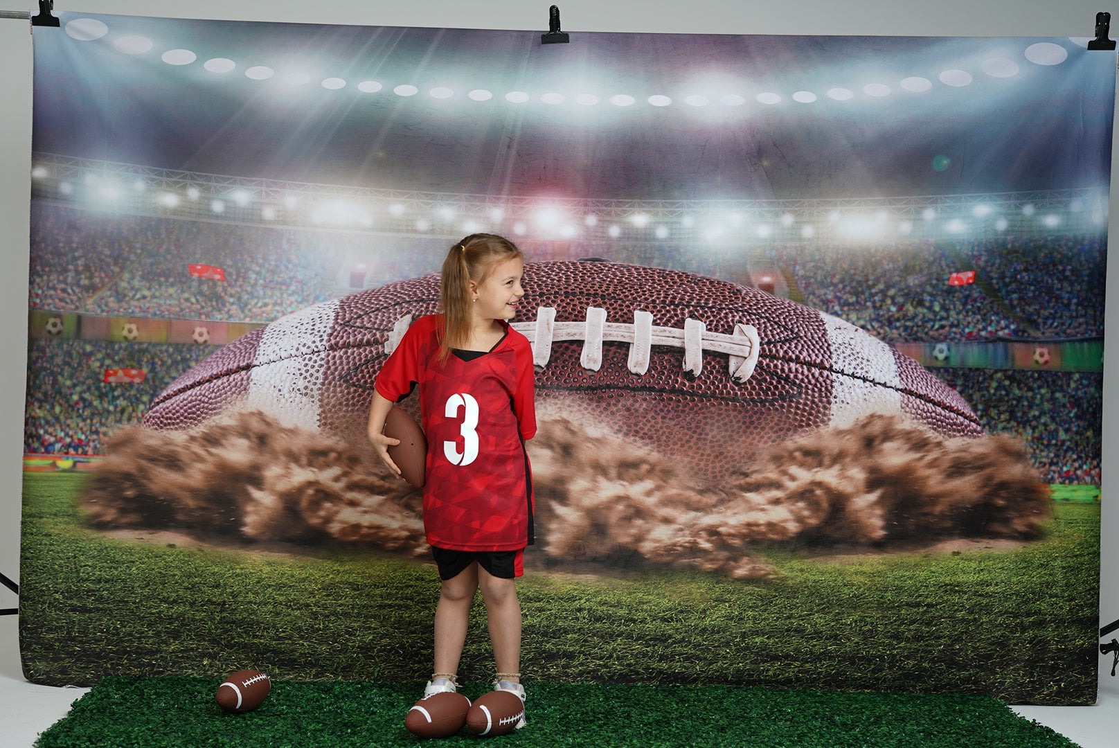 Kate スポーツの背景アメリカンフットボールの試合