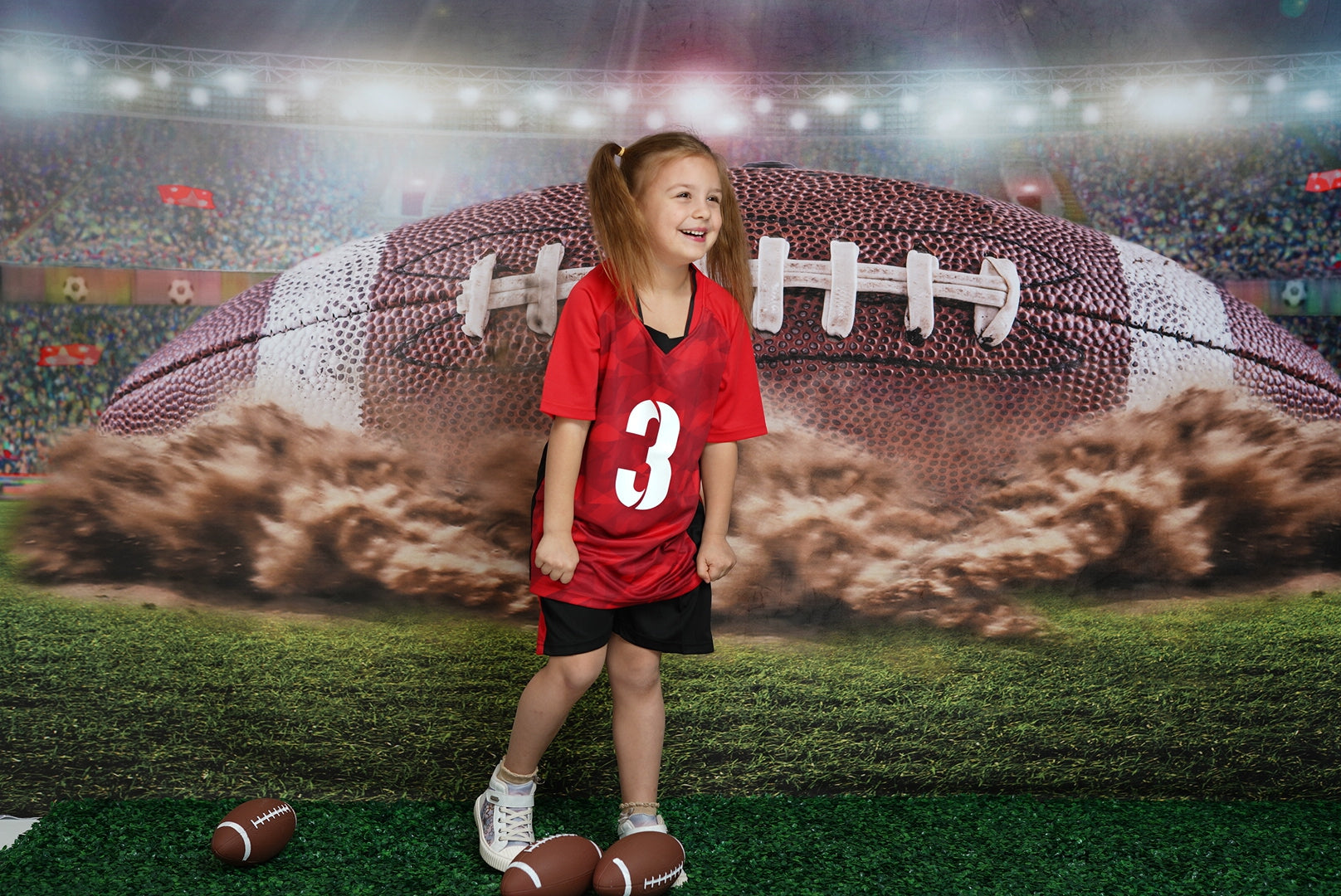 Kate スポーツの背景アメリカンフットボールの試合