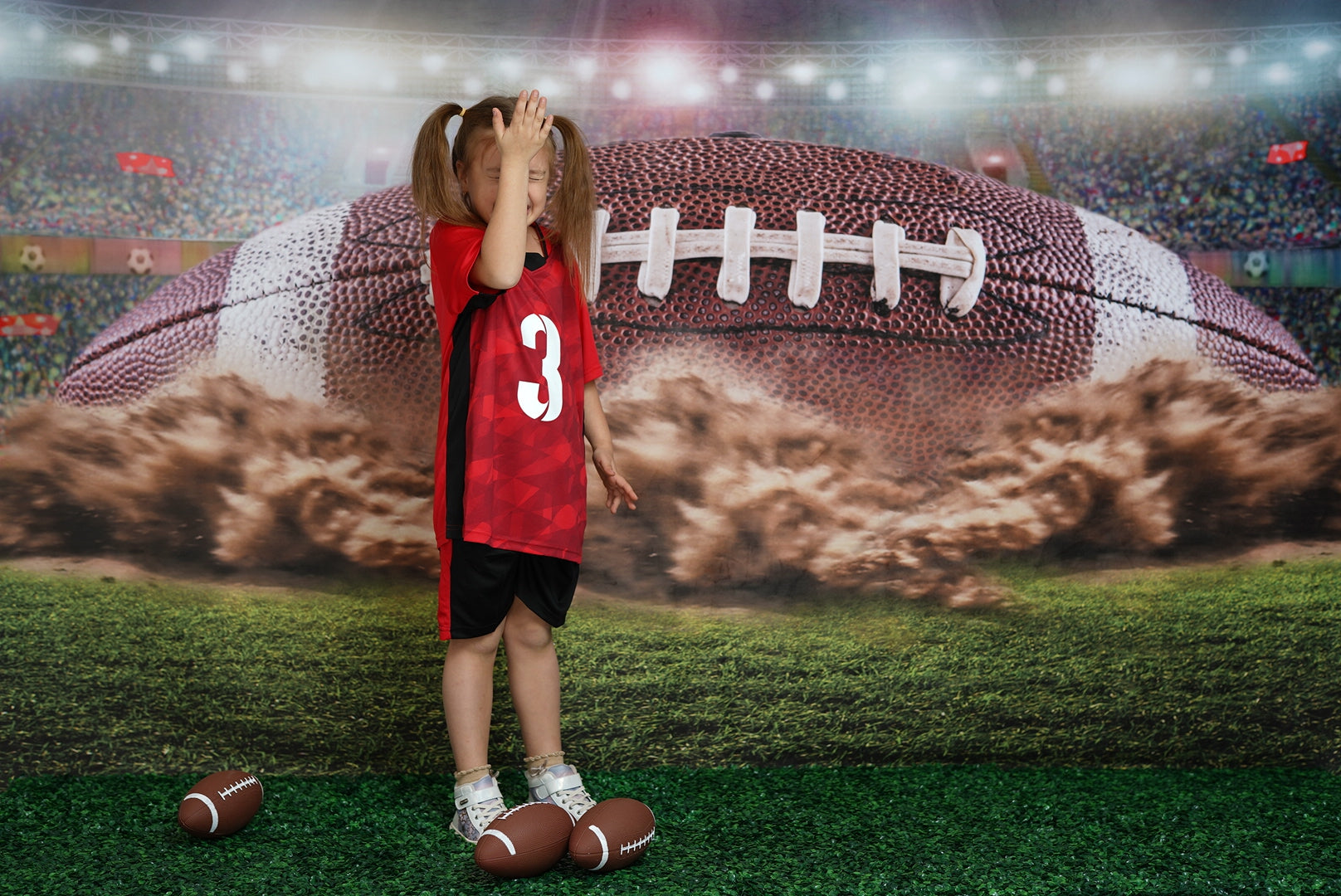 Kate スポーツの背景アメリカンフットボールの試合