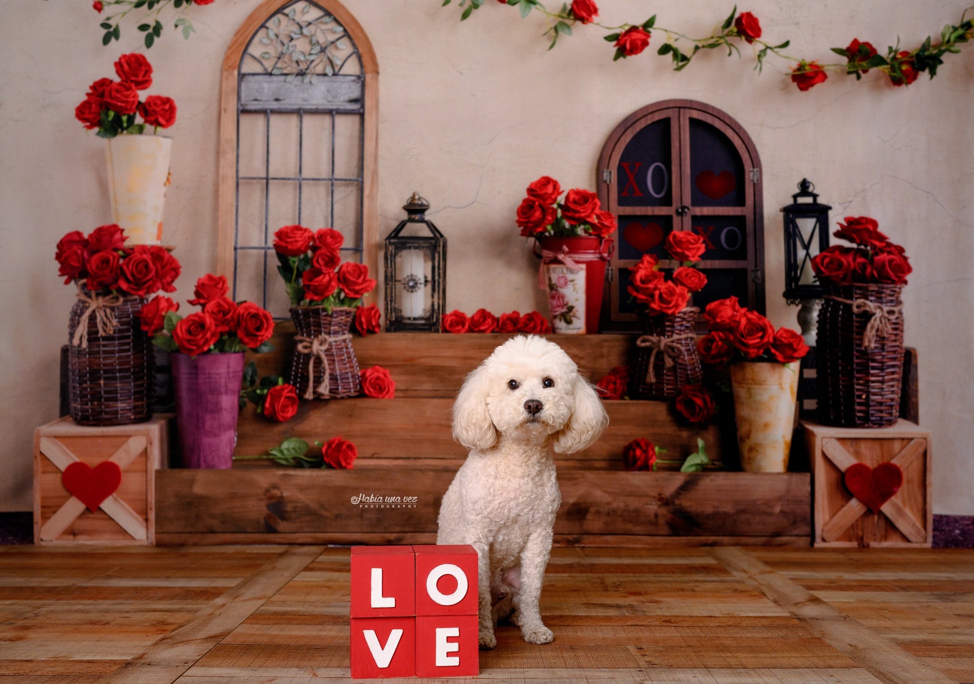 Kate ロマンチックなバレンタインデーの背景のバラのステップEmetselch設計