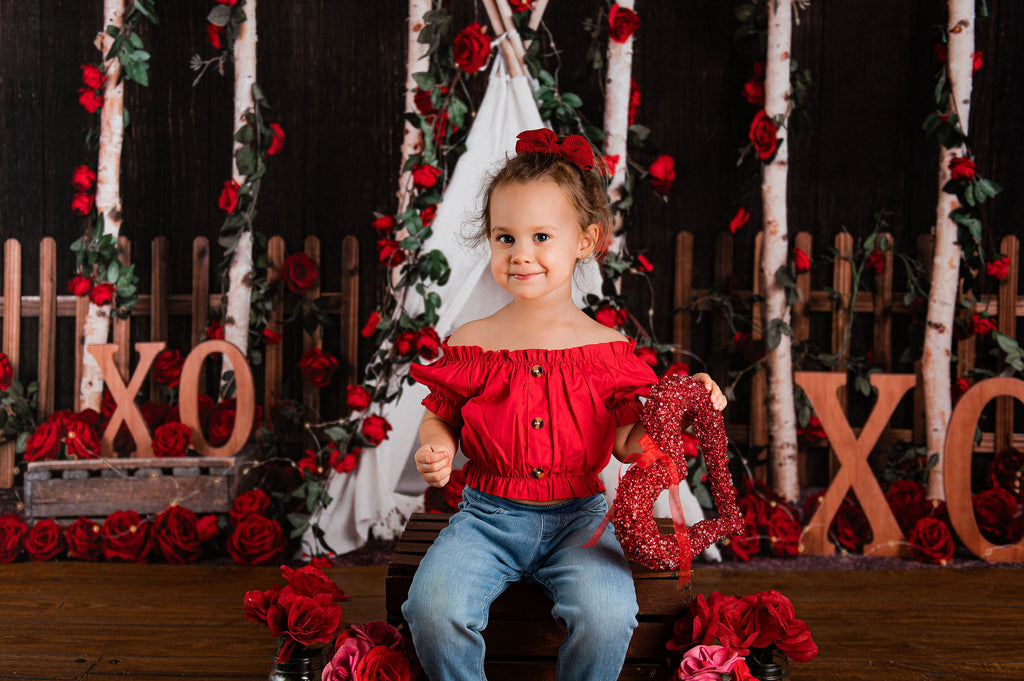 Kate バレンタインデーローズ背景