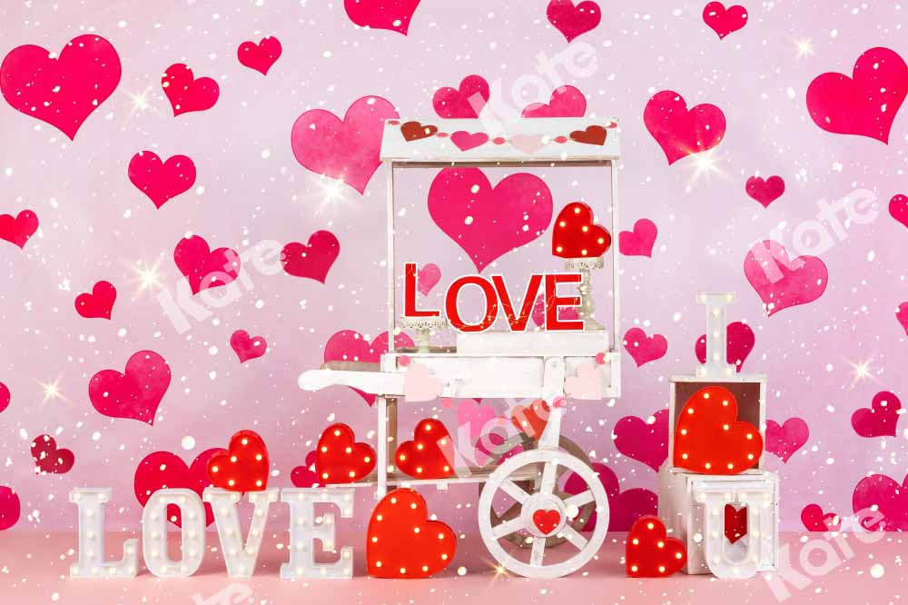 Kate バレンタインデーの愛のバービー背景