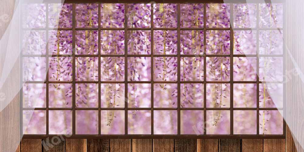 Kate 春の花の背景屋内ウィンドウカーテン背景Chain Photography設計