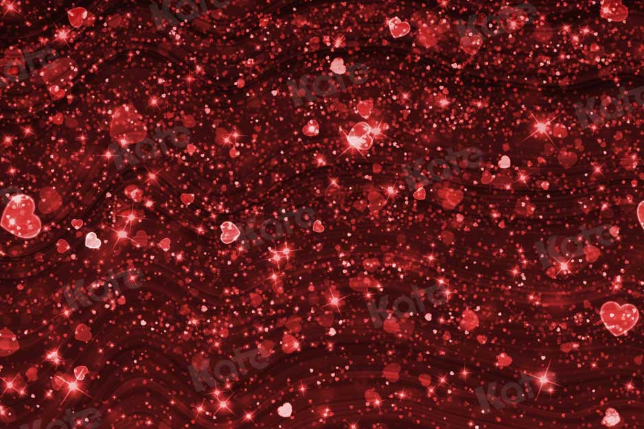 Kate バレンタインデーの赤いハート背景