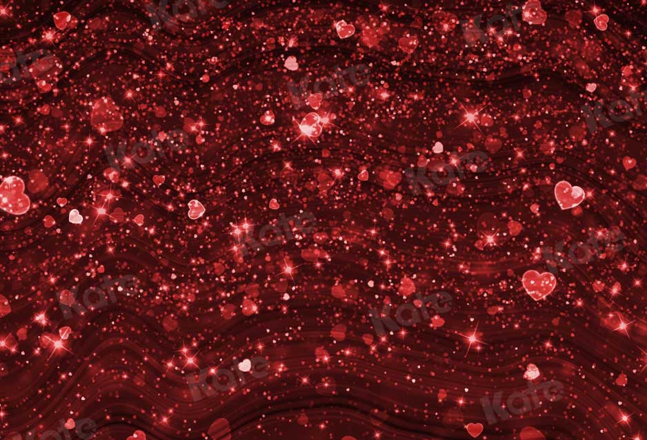 Kate バレンタインデーの赤いハート背景