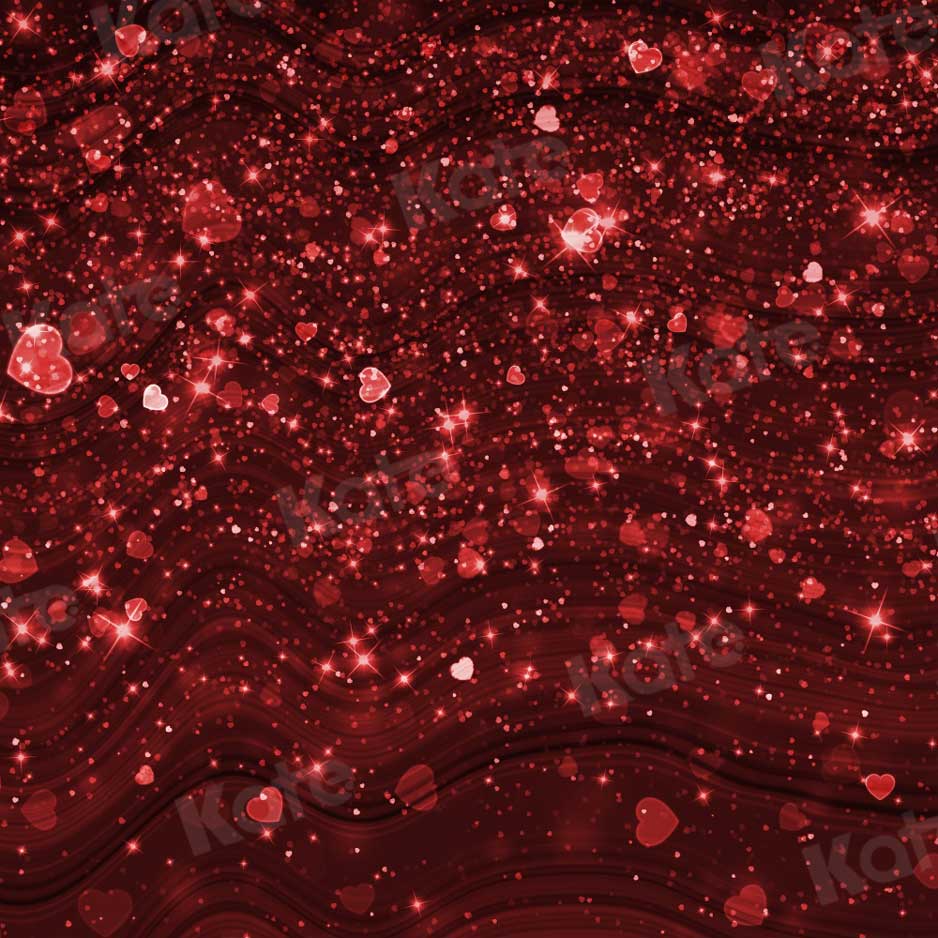 Kate バレンタインデーの赤いハート背景