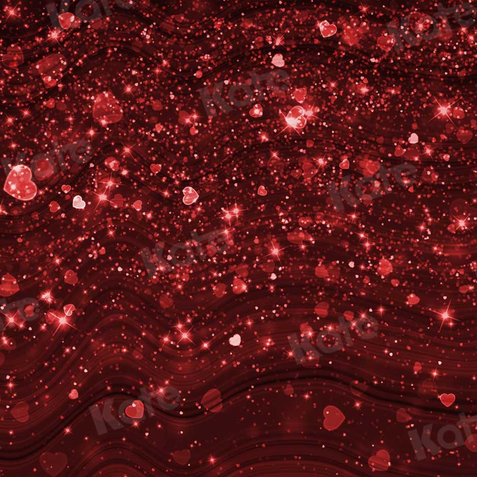 Kate バレンタインデーの赤いハート背景