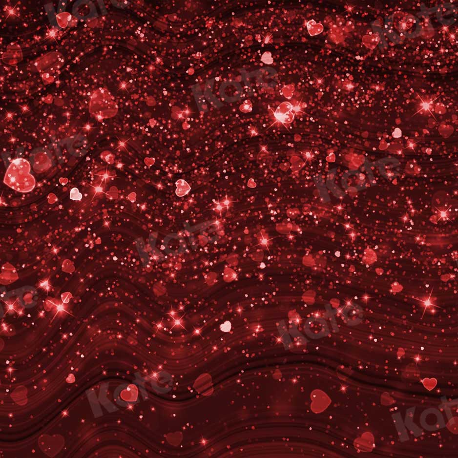 Kate バレンタインデーの赤いハート背景