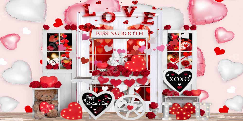 Kate バレンタインデー愛のトロリーの背景  Emetselch設計