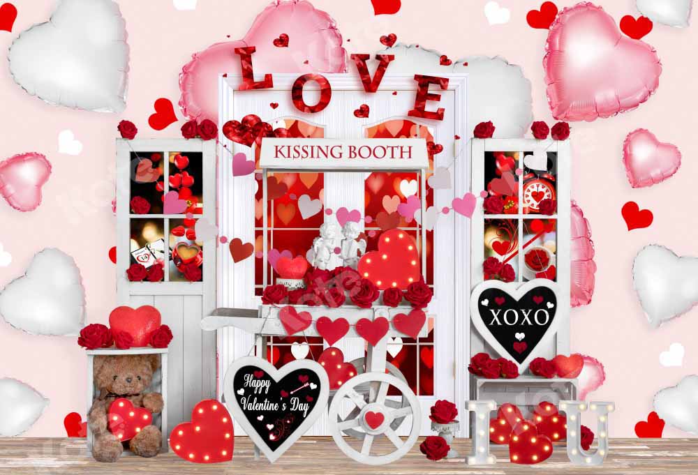 Kate バレンタインデー愛のトロリーの背景  Emetselch設計