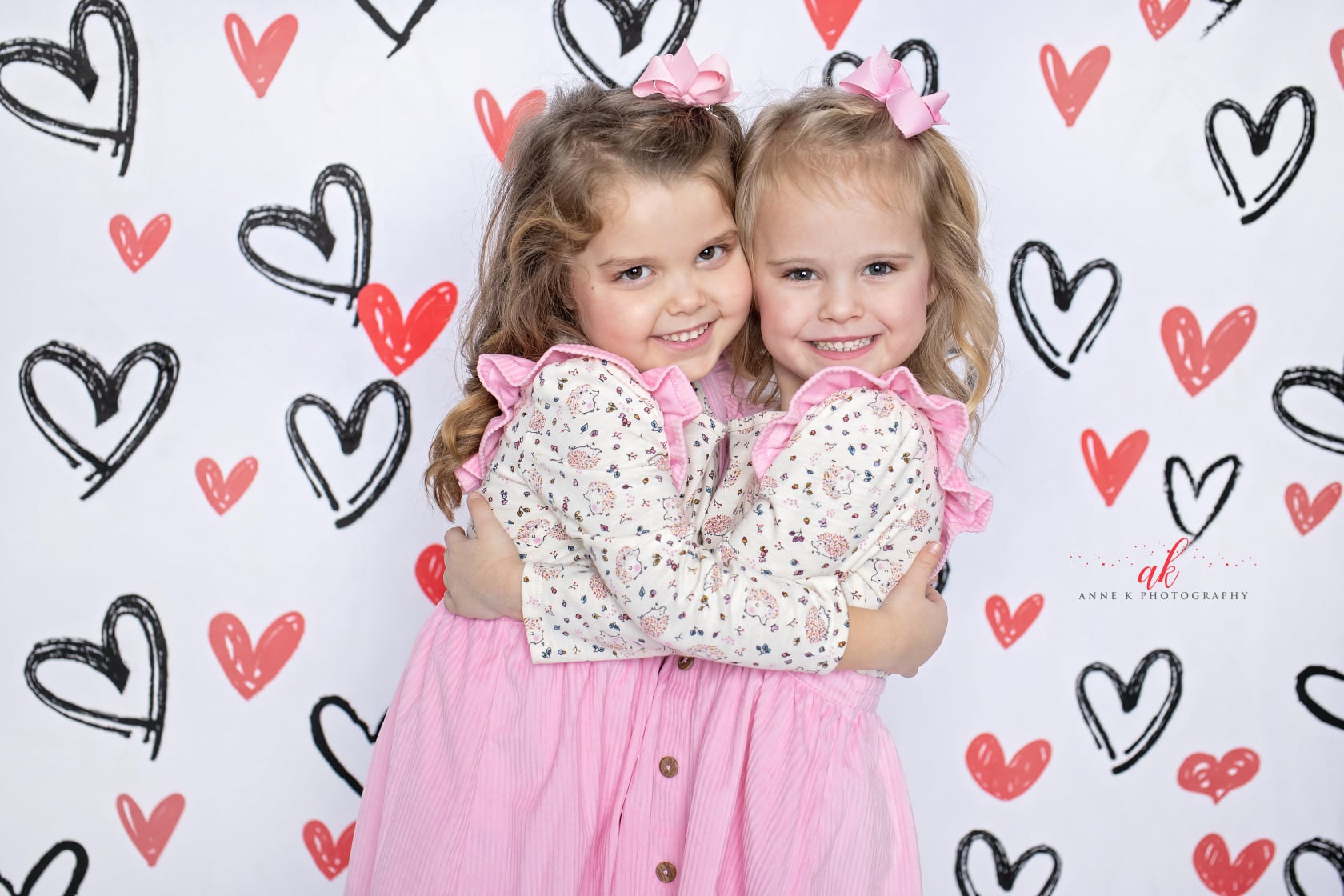 Kate写真撮影のためのバレンタインデーの背景白